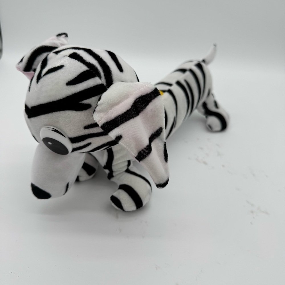 Zebra Striped Plush Dachshund  Plush